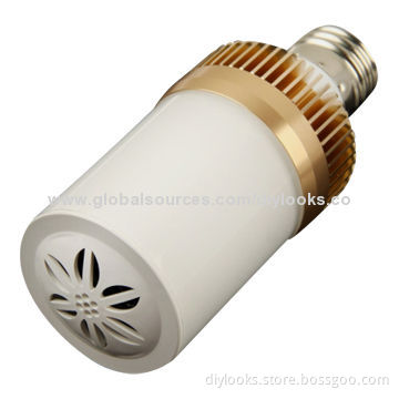 E27 4.5W White 24-LED Bluetooth Speaker, Light/Energy-saving Lamps (Golden)New